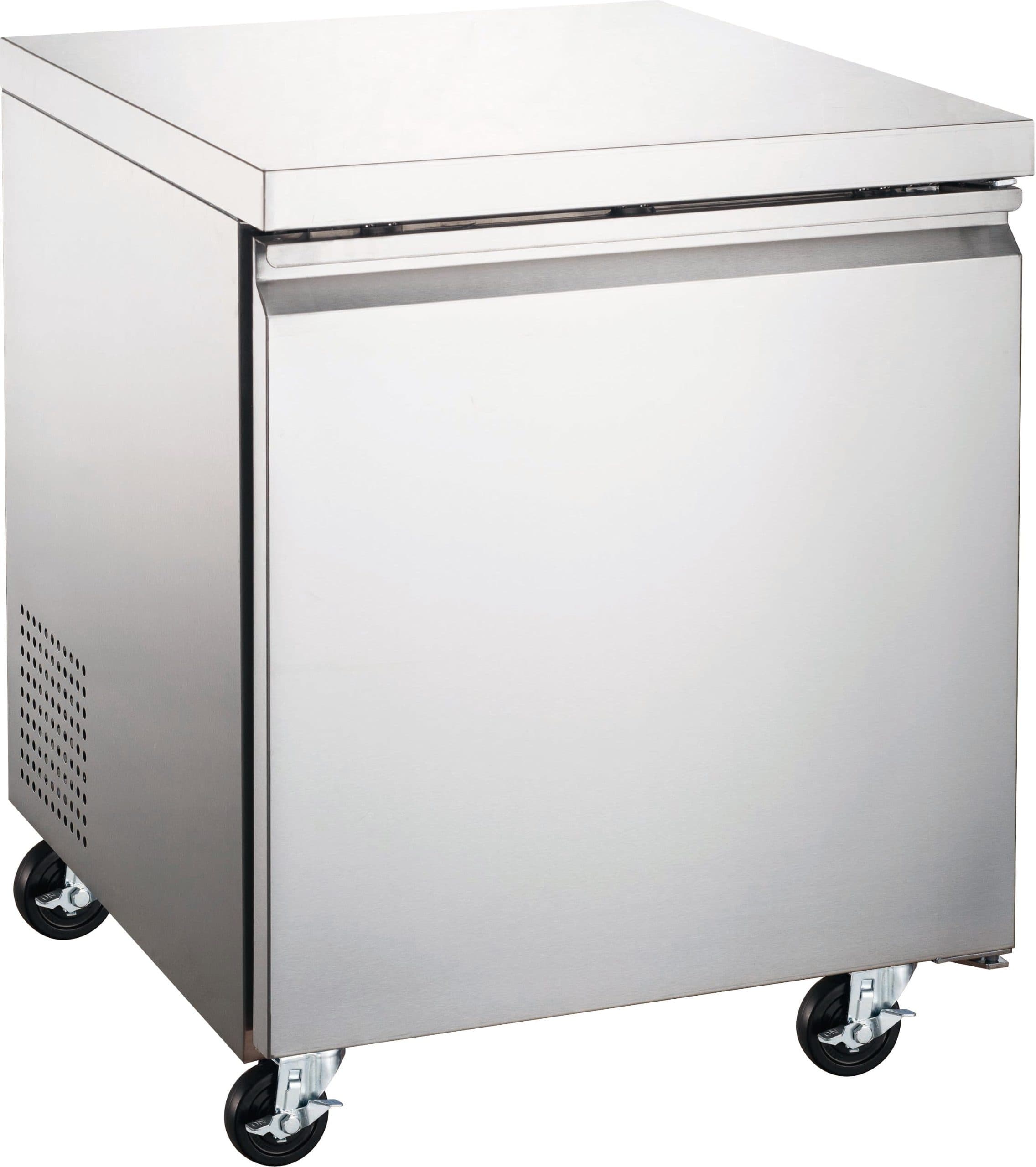 27″ One (1) Door Undercounter Refrigerator, 6.3 cu.ft. (117 L), Stainless Steel