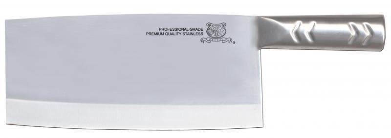 8 1/2" Chinese Style Cleaver with Stainless Steel Handle