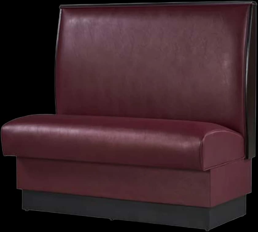 ATS William QuickShip Booth, Plain Back, Single, 42" H x 46" L, Grey