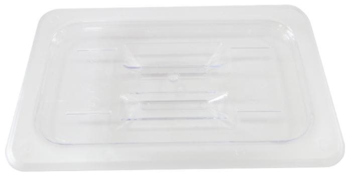 Polycarbonate Quarter-Size Clear Solid Cover for Food Pan