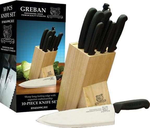 Premium Knife Set with Block