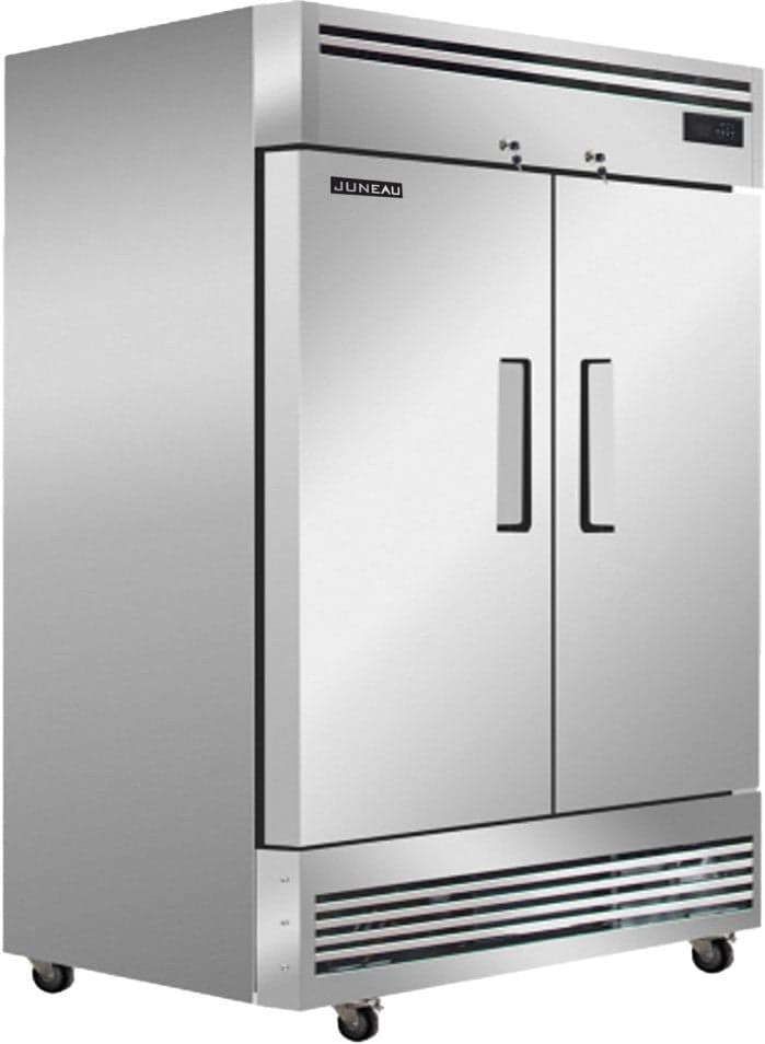 Juneau 54″ Two (2) Door Reach-in Freezer 39 cu. ft. (1104 L), Stainless Steel