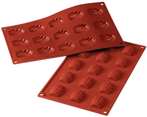 Silikomart – Silicone 15 Compartment Mini Madeleine Baking Mold – SF031