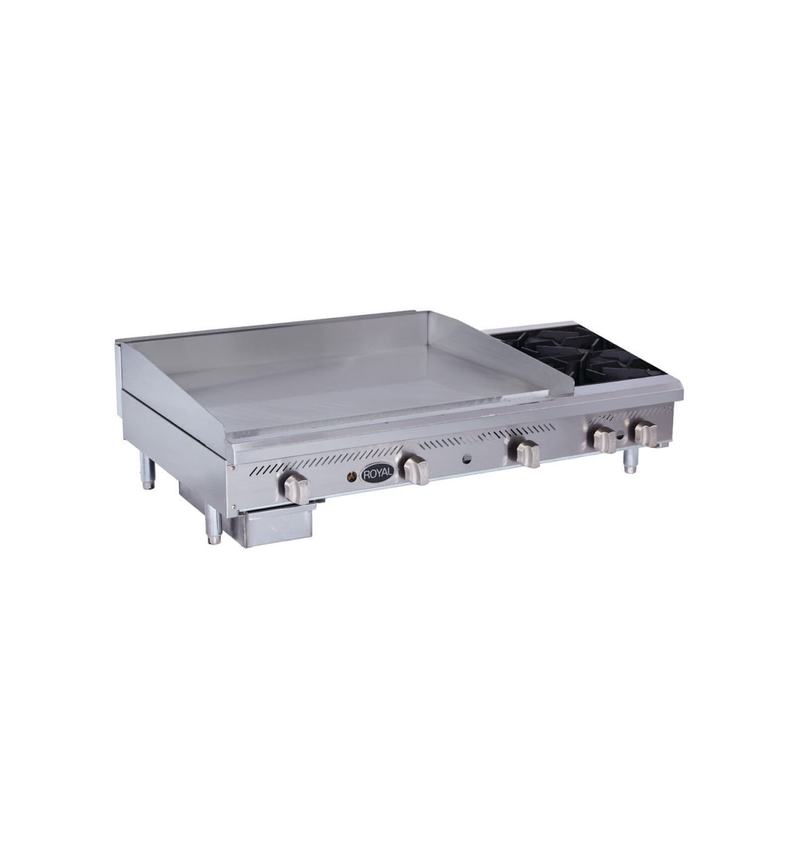 Royal – Combination Manual Griddle / Open Burners – RMG-OB