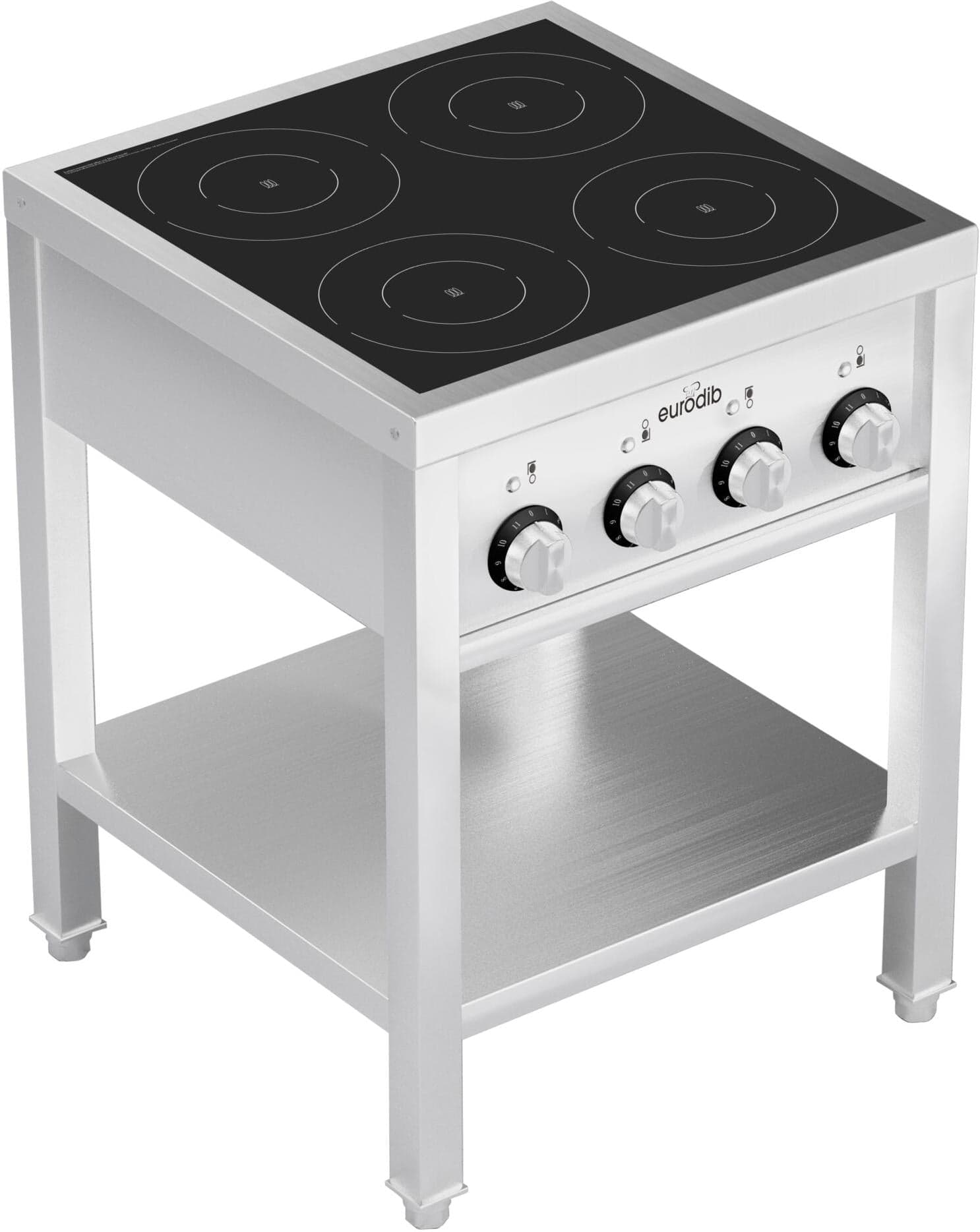 Eurodib – Freestanding 4 Burner Commercial Induction Cooktop 3Ph – FCIHD435OS3PH