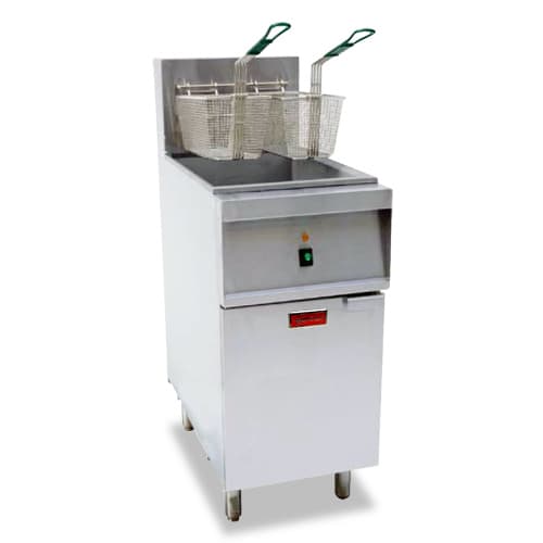 40 lb Electric Floor Fryer – 208 V, 1 Phase, 12 kW