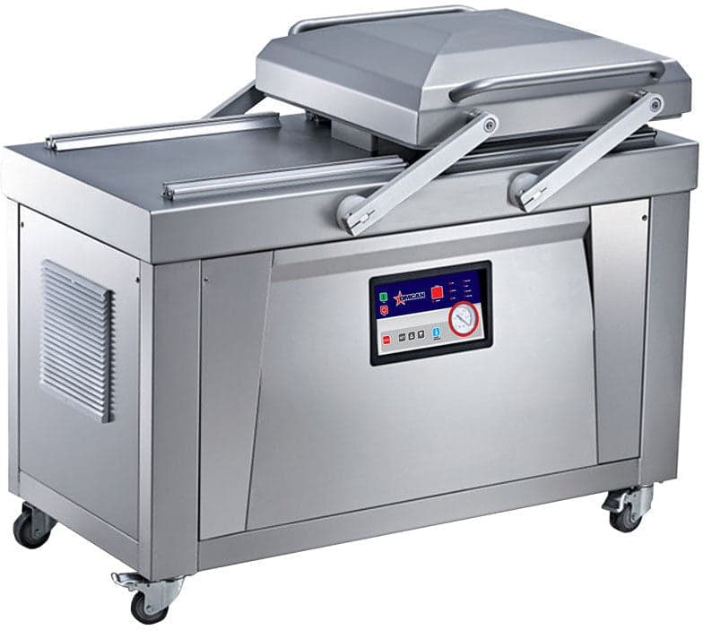 Double Chamber Vacuum Packaging Machine with 4x 23.6" Seal Bars