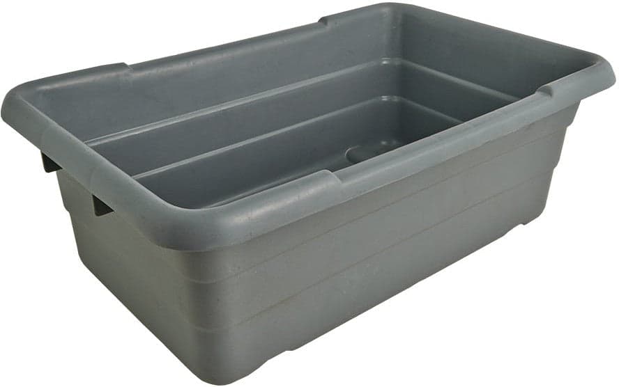 Winholt - 16" x 25" x 8" Pcolyethylene Gray Lug - WHPL-8GY