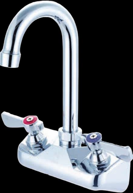 ATS FLO 4" Wall-mounted Faucet with 5" Gooseneck Spout