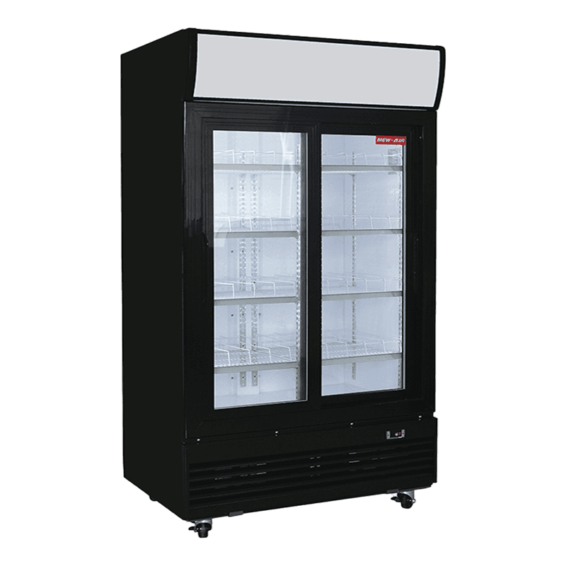 New Air – NGR-048-S – Fridge – 2 Glass Door – 48 Inch