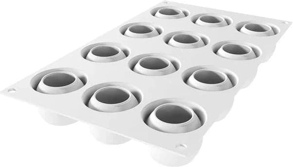 Silikomart – 1.7" Silicone Mould for Mignon – CURVE SECRET 40