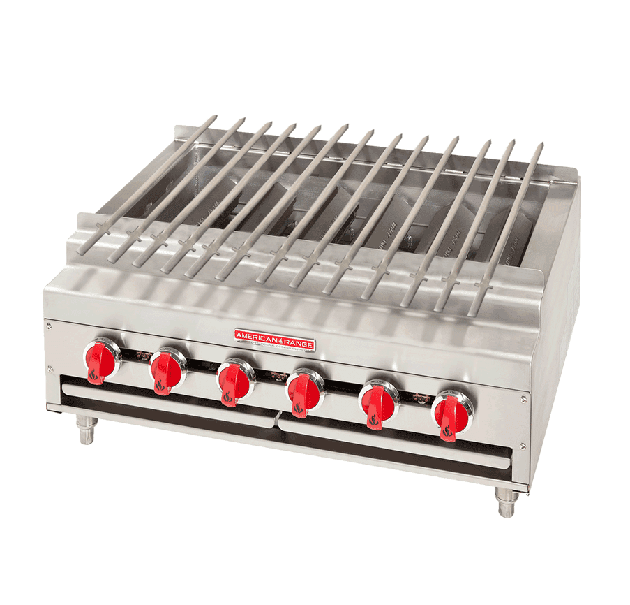 American Range – 60″ Stainless Steel Radiant Shish Kebob Broiler – ARKB-60