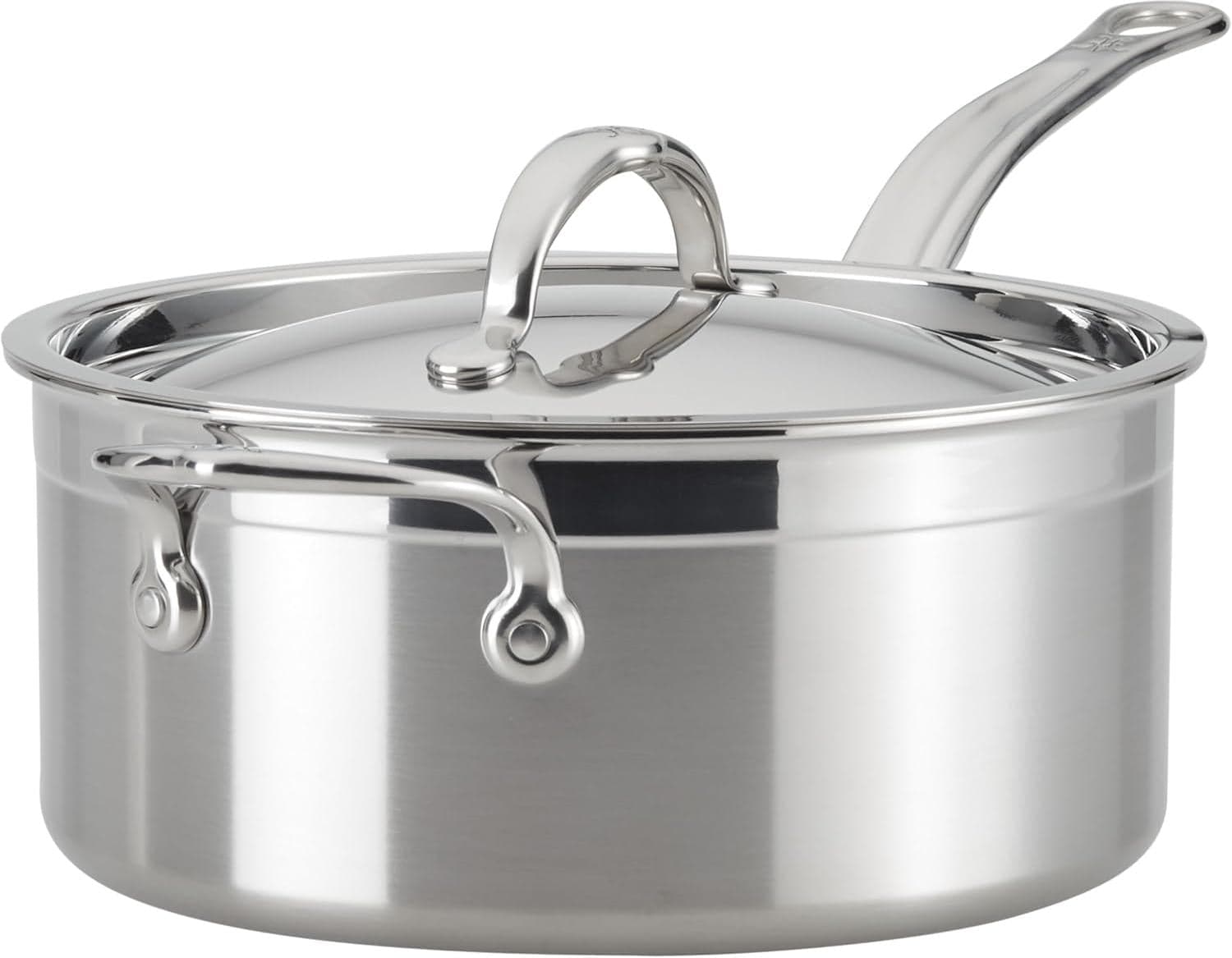 Hestan – Professional Clad 4 Quart Stainless Steel Saucepans – 31772