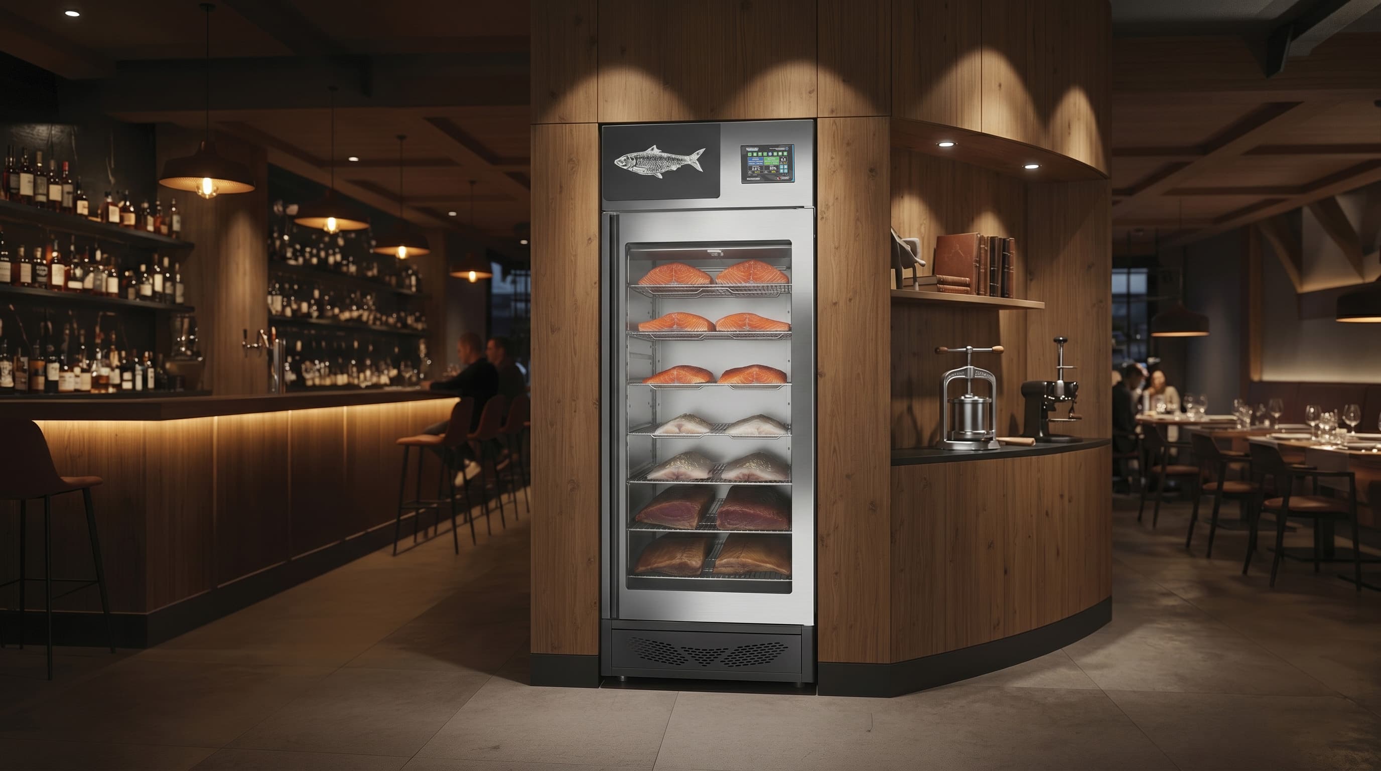 Pesciugatore® Fish Curing Cabinet with 220 LB/100 KG Capacity