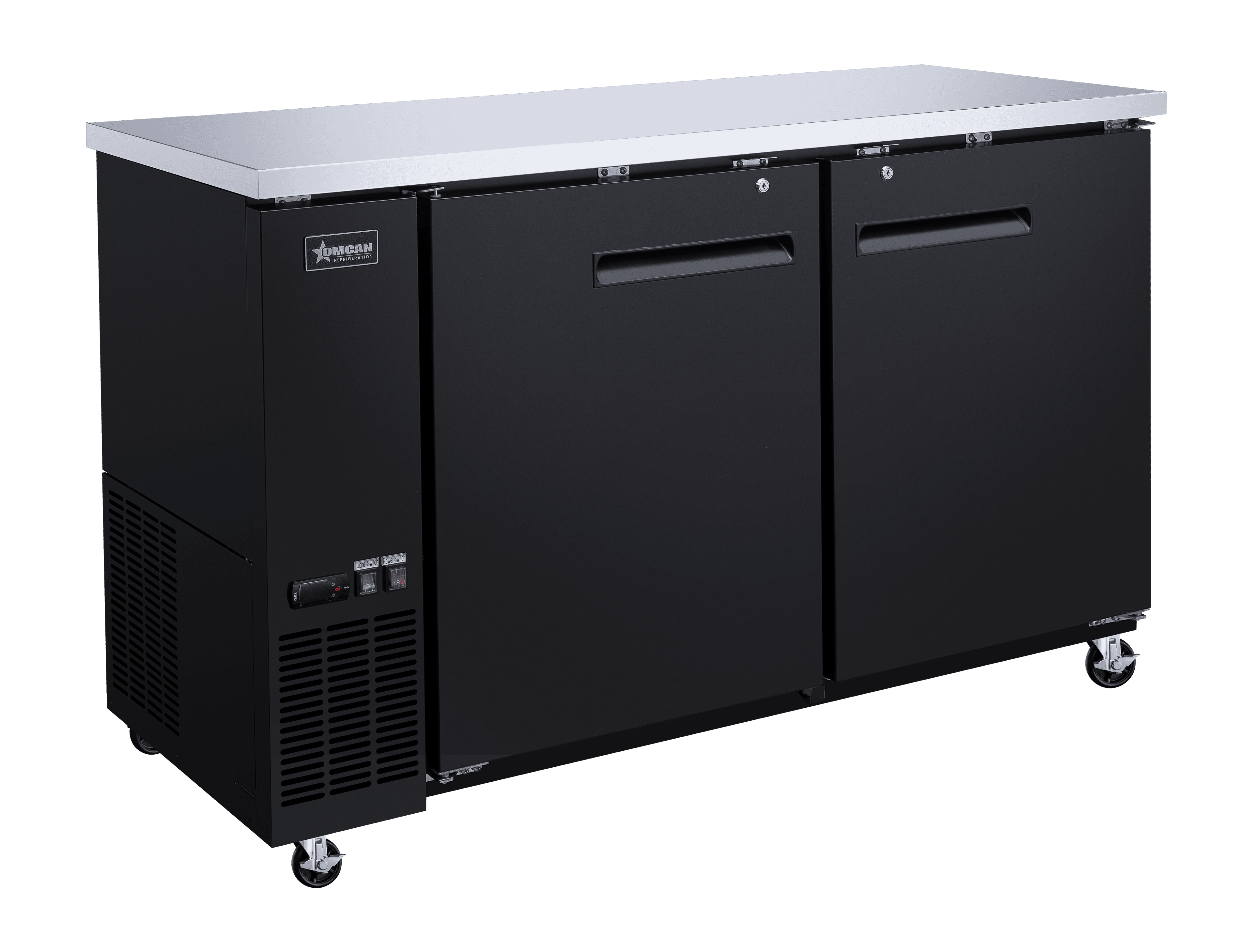 61" Solid 2-Door Bottle Cooler, 15.8 cu.ft. (446 L)