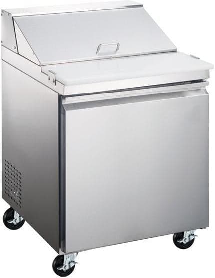 28″ One (1) Door Refrigerated Prep Table, 5.7 cu.ft. (161 L), Stainless Steel