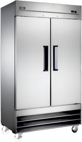 40” Two (2) Door Reach In Refrigerator, 26.5 cu.ft. (750 L), Stainless Steel