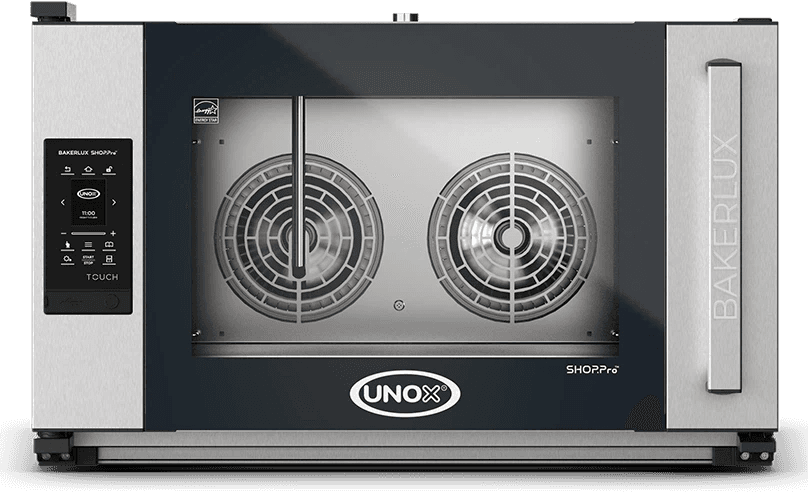 Unox – XAFR-04FS-ETRV ROSELLA Bakerlux Convection Oven w/ Right to Left Opening – NXSXAFR04FSETRV