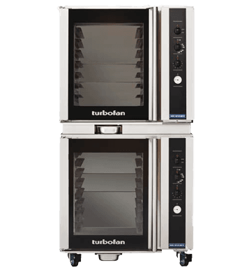 Turbofan – Double Stacked - Full Size 8 Tray Manual / Electric Proofer / Holding Cabinet on a Stainless Steel Base Stand – P85M8/2