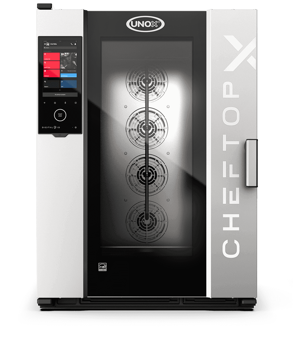 Unox – CHEFTOP-X Gas Combi Oven, 10 Trays 18″ x 26″, Right-Hinged – XADA-10FS-GXRS-ET