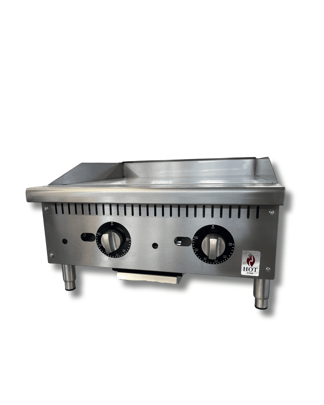 HOTZONE HZ-G24-TP Countertop Gas Griddle Thermostat Control 24"