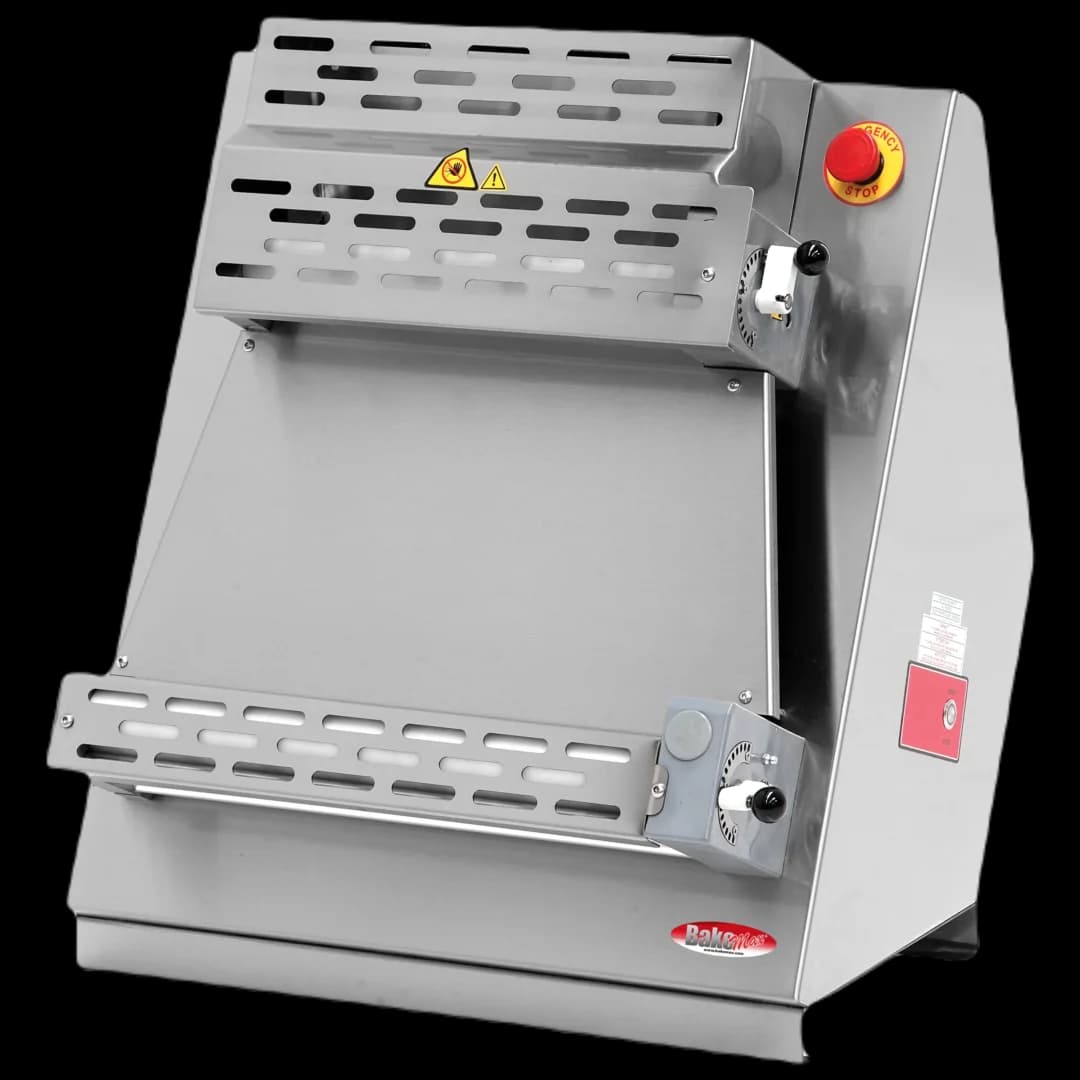 BakeMax BMHA02Y 12” Wide Commercial Countertop Heavy Duty Two Pass Dough Sheeter