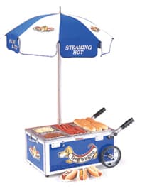 Nemco – Countertop Mini Hot Dog Cart w/ 2 x 1/6 Pans & 2 x 1/3 Pans – 6550-DW1