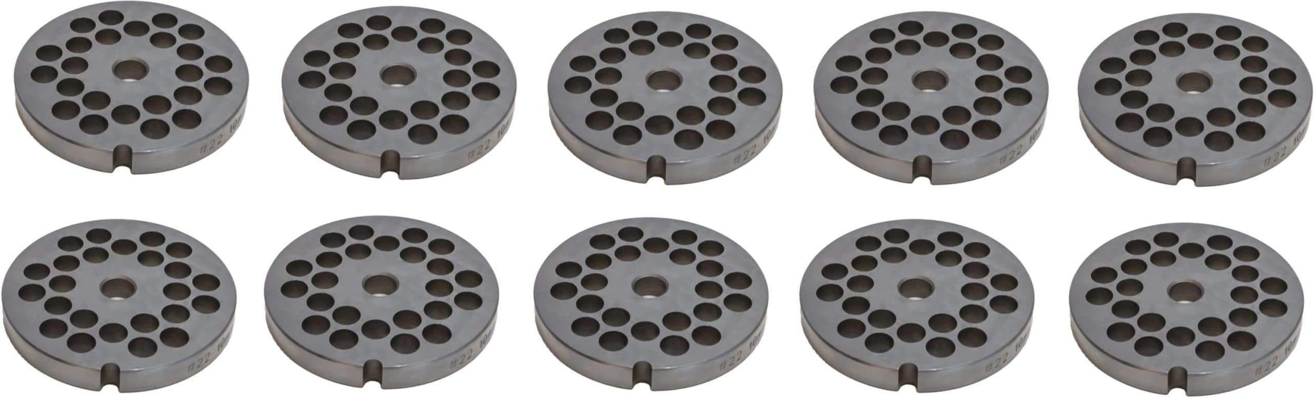 Carbon steel #22 machine plate, hubless, 10mm (3/8″) – one notch/ round