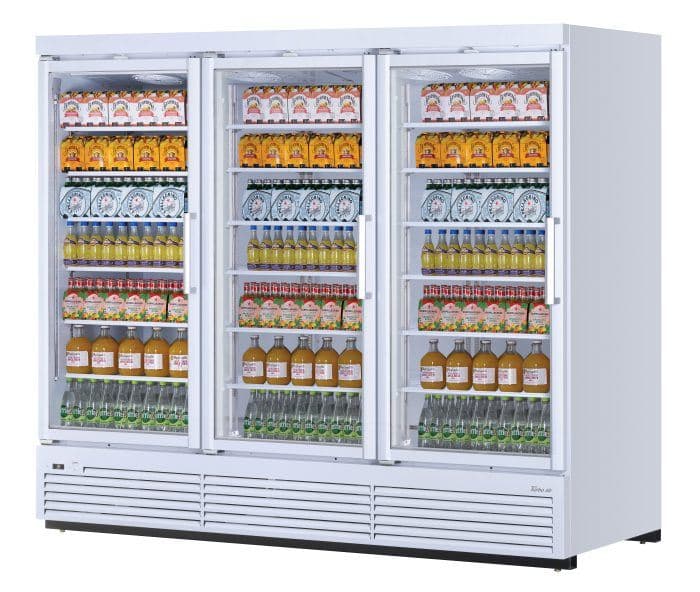 Turbo Air – Super Deluxe Refrigerated Merchandiser, 97-1/2″ Wide – TJMR-85SDW(B)-N
