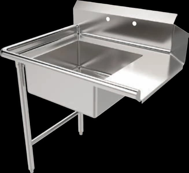 ATS MET Soiled Dish Table Extension, 36" W x 30" D, Left Side Model