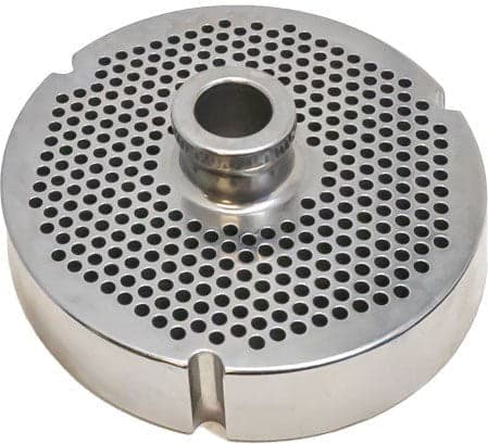 Stainless Steel #52 machine plate with hub 4mm (5/32″) – three notches/ round