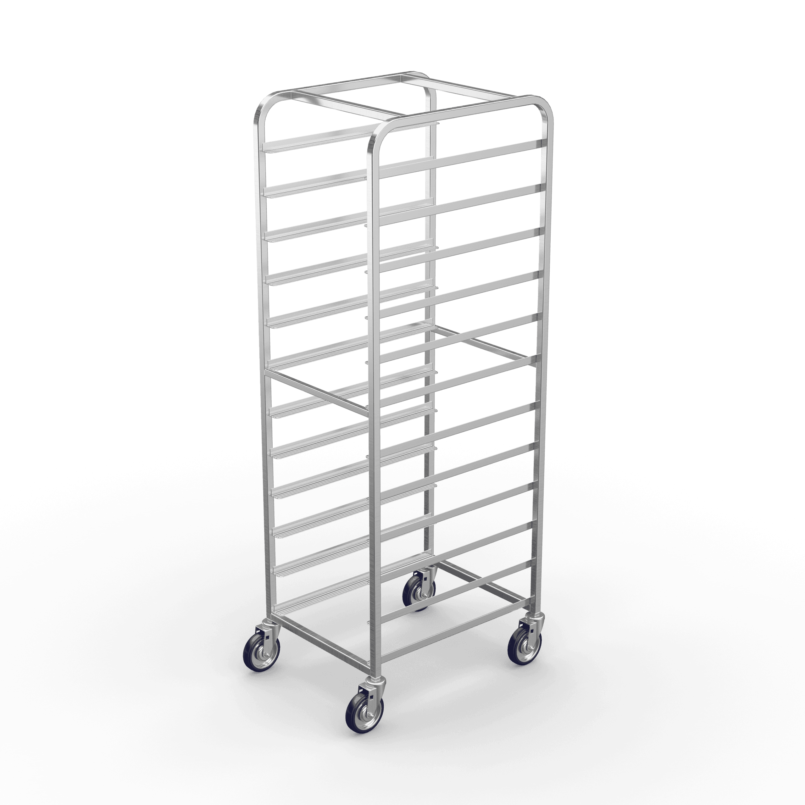 Winholt – 12-18″ Trays Medium Duty End Loading Aluminum Pan Rack – AL-1812B
