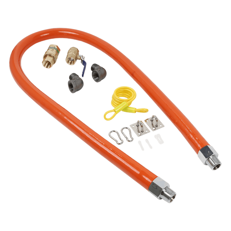 3/4″ x 48″ Commercial Gas Hose Connector Kit, cETLus/UL