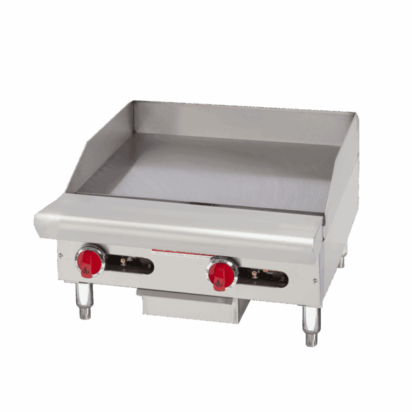 American Range – 24″ Manual Countertop Thermostatic Griddle – ARSMG-24