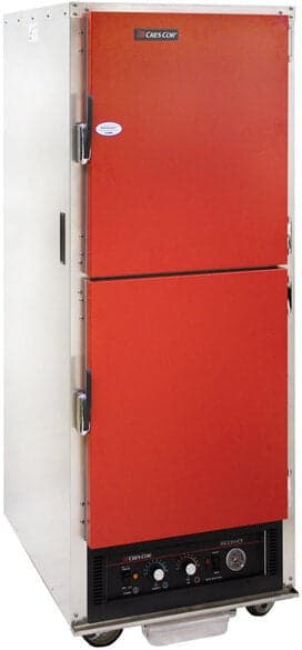 Cres Cor – AquaTemp 120V/20A Insulated Hot Cabinet Red Door, 11 Pan Capacity – EO H-135-WUA-11-R (Pre-Order Now, ETA 4-6 Weeks)