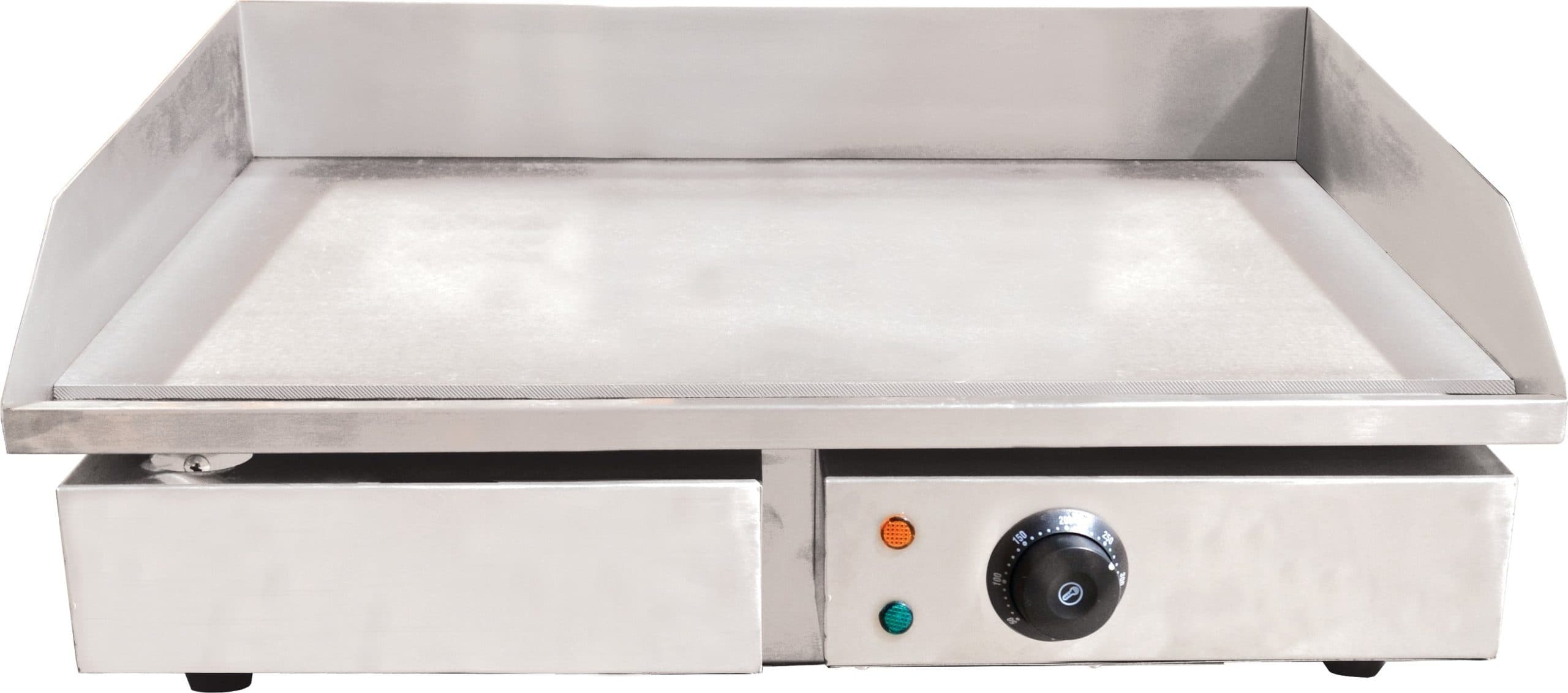 22" Stainless Steel Griddle with Smooth Surface