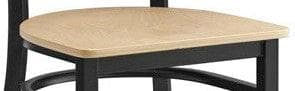 Omcan - Natural Wood Seat for Metal Ladder Back Chair, Pack of 3 - 69745 (Chair Frame Sold Separately)