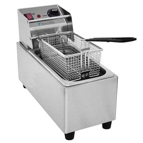 Eurodib SFE01820 7 Lb. Electric Countertop Fryer – 120V