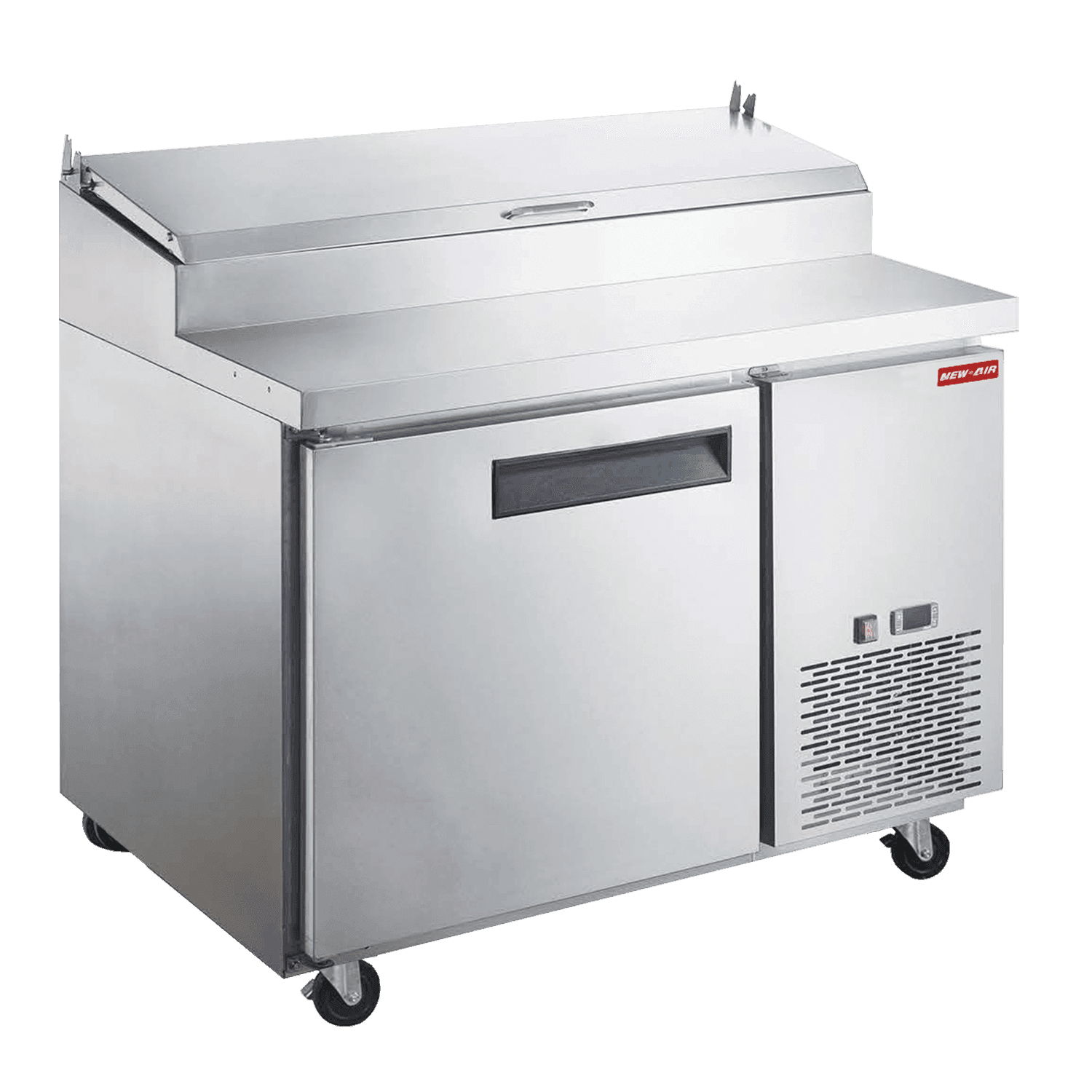 New Air NPT-044-PI 44″ 1-Door Refrigerated Pizza Prep Table