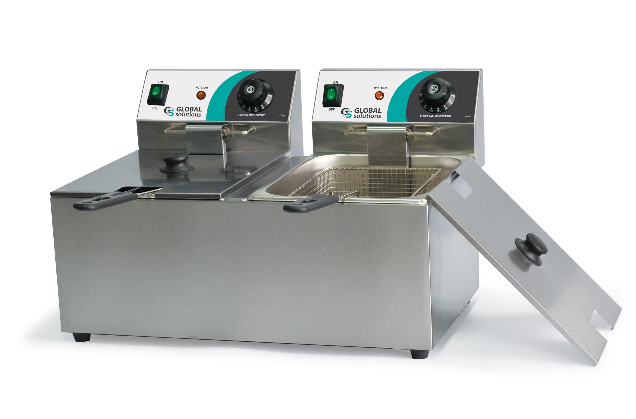 Global Solutions – 32 lb Deep Fryer 120V – GS1612-120