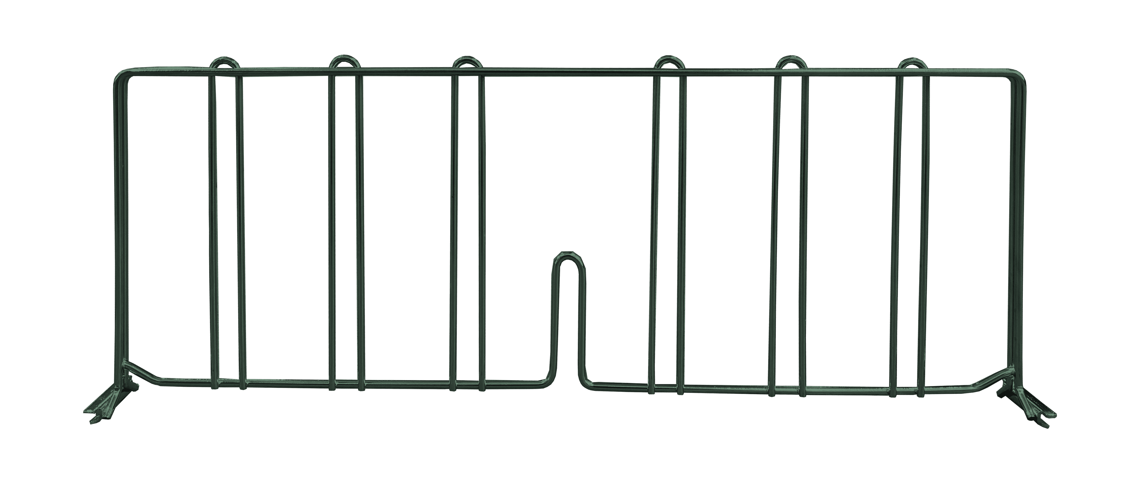 Pressure Fit Green Epoxy Shelf Divider 18" x 4"