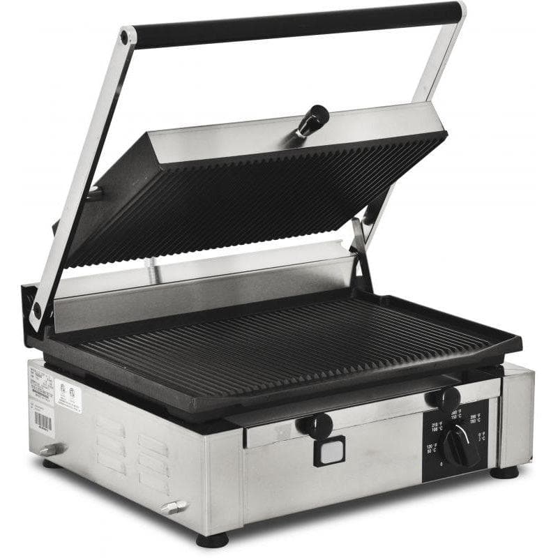 Trento 10″ x 14″ Ribbed Sandwich Grill 110V – 11377