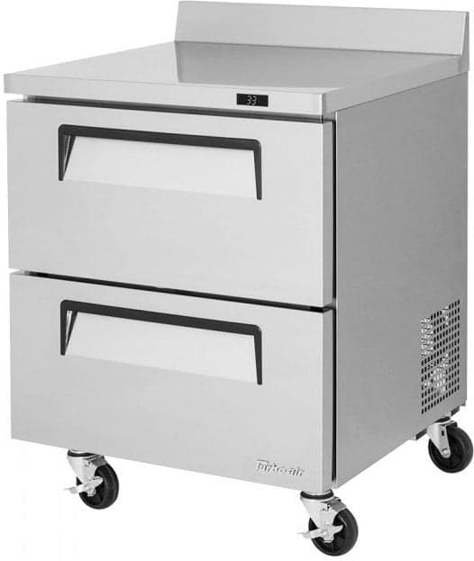 Turbo Air - Super Deluxe 27" Worktop Refrigerator with Two Drawers - TWR-28SD-D2-N (ETA 5-6 Weeks)