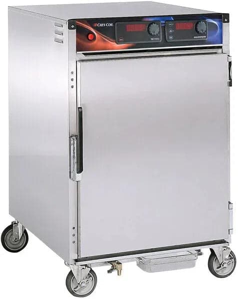 Cres Cor – 120V, 2000W AquaTemp Half Height Insulated Stainless Steel Holding Cabinet – H137WSUA6D (Pre-Order Now, ETA 4-6 Weeks)