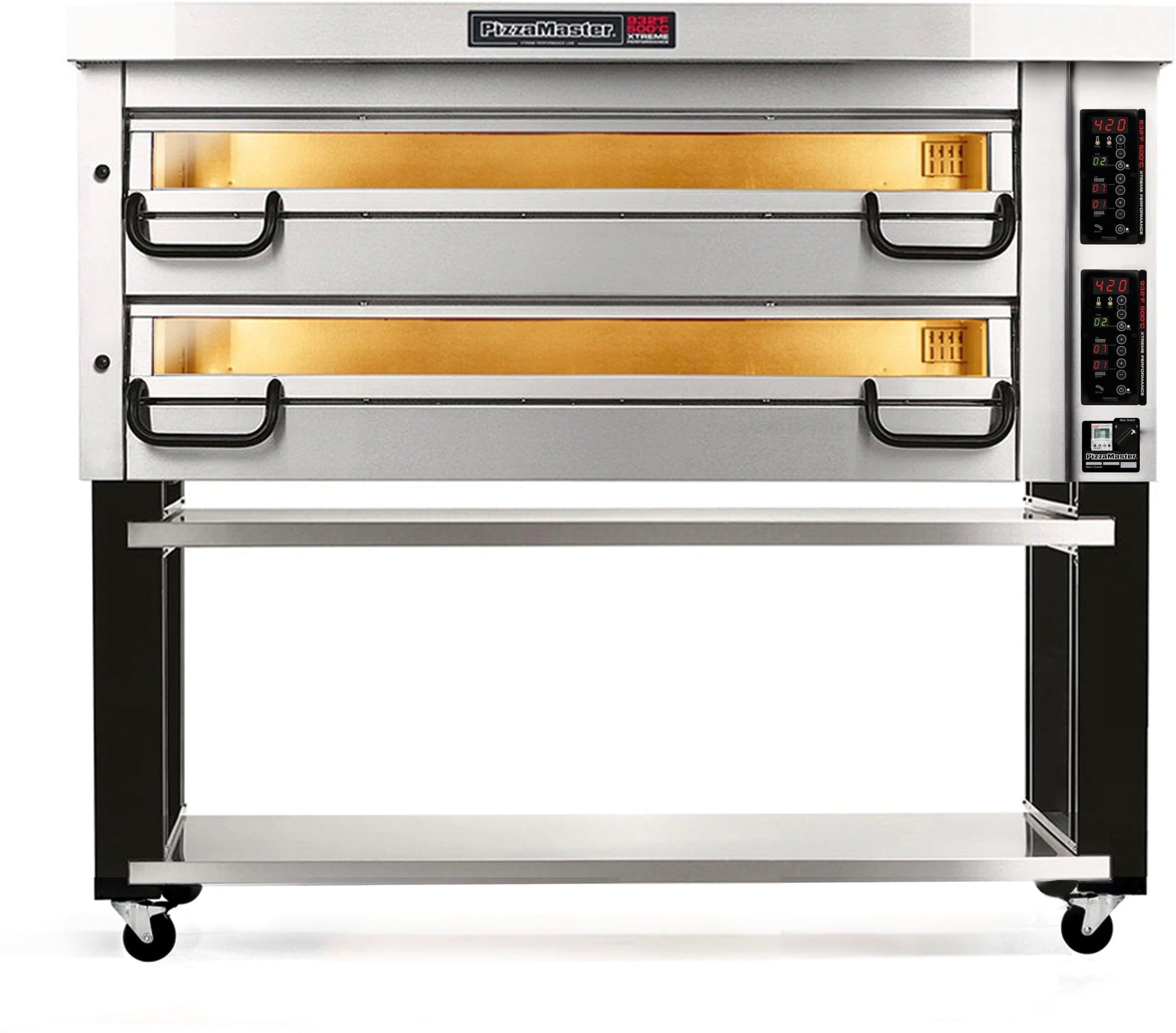 PizzaMaster - 800 Series 4 Stone Hearth, 2 Deck, Modular Electric Pizza Oven - PM 842ED