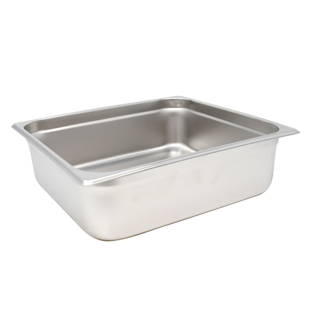GN 2/3 Two-Third-Size Stainless Steel Steam Table Pan – 4″ Deep