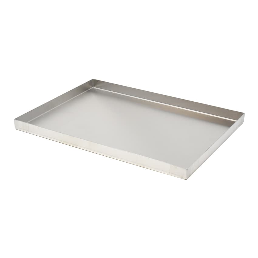 9″ x 12″ x 1″ STAINLESS STEEL PAN WITH DRAIN HOLES