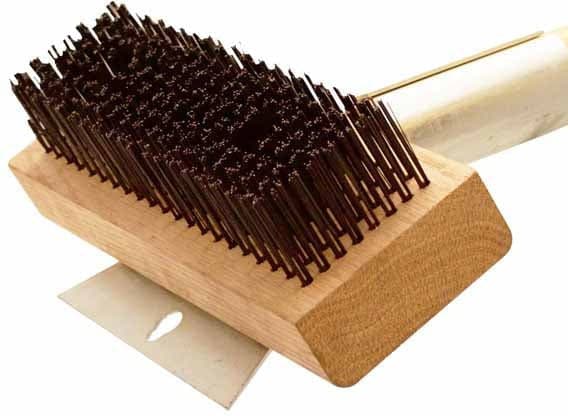 Ultimate Oven And Grill Brush with Round Carbon Steel Wires