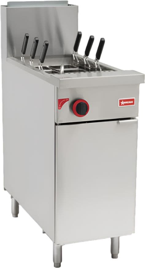 11 Gallon (42L) Natural Gas Floor Model Pasta Cooker, 70,000 BTU