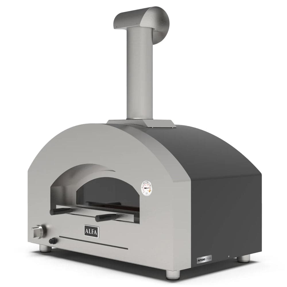 Alfa Futuro 2 Pizze Black Gas Pizza Oven – FXFT-2P-MNEGO-U / FXFT-2P-GNEGO-U